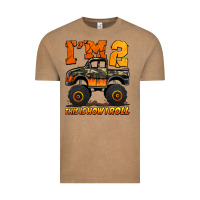 Vintage Coffee i'm two this is how i roll monster truck birthday Vintage Tee - Jasminsmagicworld