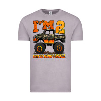Vintage Zinc i'm two this is how i roll monster truck birthday Vintage Tee - Jasminsmagicworld