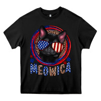 Black Meowica Heavy Core Tee - Neo Western