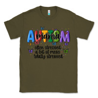 Army Green autism mama Classic Tee - MaliasSmallBusiness