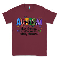 Burgundy autism mama Classic Tee - MaliasSmallBusiness