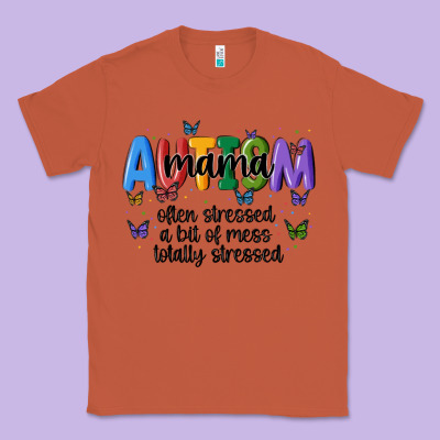 Autism Mama Classic Tee Designed By Maliassmallbusiness