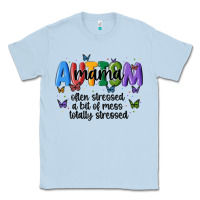 Dusty Blue autism mama Classic Tee - MaliasSmallBusiness