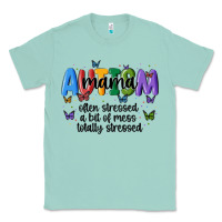 Seafoam autism mama Classic Tee - MaliasSmallBusiness