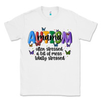 White autism mama Classic Tee - MaliasSmallBusiness