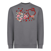 Storm valentine's day stethoscope Heavyweight Sweatshirt - MaliasSmallBusiness