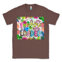 Chestnut Lets Get Loaded Mouse Pad Classic Tee - CowhideDigitalArt