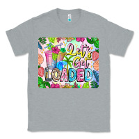 Heather Grey Lets Get Loaded Mouse Pad Classic Tee - CowhideDigitalArt
