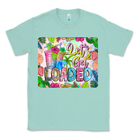 Seafoam Lets Get Loaded Mouse Pad Classic Tee - CowhideDigitalArt