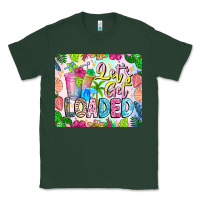 Sports Green Lets Get Loaded Mouse Pad Classic Tee - CowhideDigitalArt
