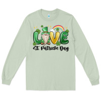 Matcha love st. patricks day gnome Long Sleeve Tee - MaliasSmallBusiness