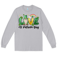 Moon Dust love st. patricks day gnome Long Sleeve Tee - MaliasSmallBusiness