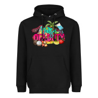 Black Nurse off duty Heavyweight Hoodie - NancyCooperArtShop