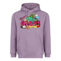 Lavender Nurse off duty Heavyweight Hoodie - NancyCooperArtShop