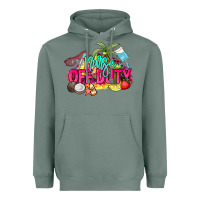 Sage Nurse off duty Heavyweight Hoodie - NancyCooperArtShop