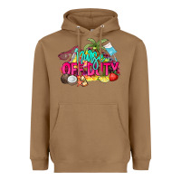 Toasted Coconut Nurse off duty Heavyweight Hoodie - NancyCooperArtShop