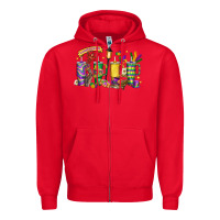 Red obsessive cup disorder mardi gras Zipper Hoodie - LillyAllenDesigns