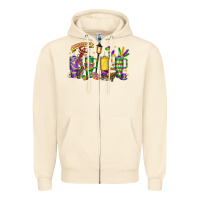 Sandshell obsessive cup disorder mardi gras Zipper Hoodie - LillyAllenDesigns