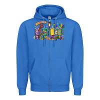True Royal obsessive cup disorder mardi gras Zipper Hoodie - LillyAllenDesigns