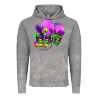 Cloud Rock mardi gras heart and mask Vintage Hoodie - AdoDesignShop