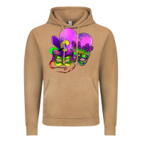 Vintage Camel mardi gras heart and mask Vintage Hoodie - AdoDesignShop