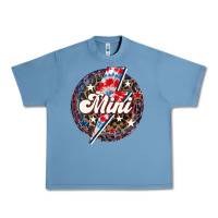 Pebble Blue Western Mini Patriotic Urban Heavy Tee - LillyAllenDesigns