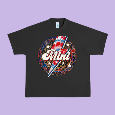 Western Mini Patriotic Urban Heavy Tee Designed By Lillyallendesigns