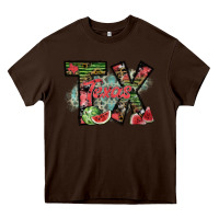 Chocolate Brown texas Heavy Core Tee - SublimationCraftShop