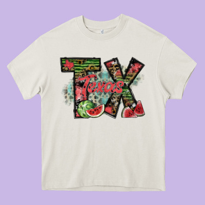 Texas Heavy Core Tee Designed By Sublimationcraftshop
