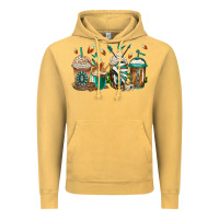 Vintage Mustard indian headdress coffee cups Vintage Hoodie - Jasminsmagicworld