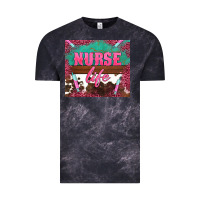 Cloud Black western nurse life needle Vintage Tee - BarkalooDesign