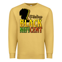 Antique Gold feeling blacknificent Premium Sweatshirt - NancyCooperArtShop