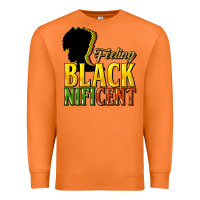 Carrot feeling blacknificent Premium Sweatshirt - NancyCooperArtShop
