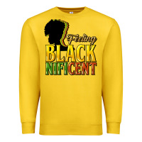 Lemon feeling blacknificent Premium Sweatshirt - NancyCooperArtShop