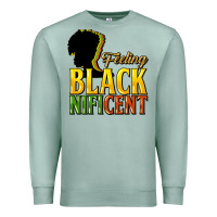 Seafoam feeling blacknificent Premium Sweatshirt - NancyCooperArtShop