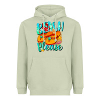 Matcha Beach please Heavyweight Hoodie - NancyCooperArtShop