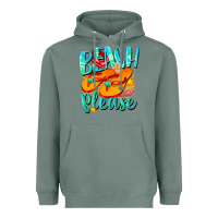 Sage Beach please Heavyweight Hoodie - NancyCooperArtShop