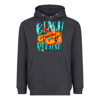 Smoke Beach please Heavyweight Hoodie - NancyCooperArtShop