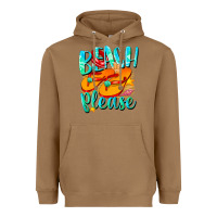 Toasted Coconut Beach please Heavyweight Hoodie - NancyCooperArtShop