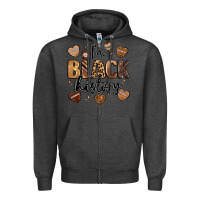 Charcoal Heather i'm black history Zipper Hoodie - LillyAllenDesigns