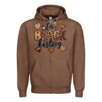 Chestnut i'm black history Zipper Hoodie - LillyAllenDesigns