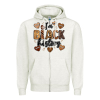 I'm Black History Zipper Hoodie | Teevron