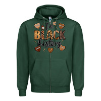 Sports Green i'm black history Zipper Hoodie - LillyAllenDesigns