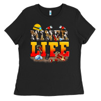 Black miner life Ladies Tee - Zillion Design Studio