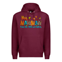 Burgundy customized this mawmaw loves her little pumpkins Premium Hoodie - texasbilliewilder
