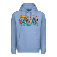 Colony Blue customized this mawmaw loves her little pumpkins Premium Hoodie - texasbilliewilder