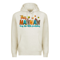 Oatmeal Heather customized this mawmaw loves her little pumpkins Premium Hoodie - texasbilliewilder