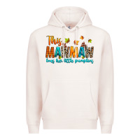 Pale Pink customized this mawmaw loves her little pumpkins Premium Hoodie - texasbilliewilder