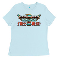 Baby Blue thunderbird free bird Ladies Tee - JahusDesignShop