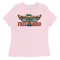 Bubblegum Pink thunderbird free bird Ladies Tee - JahusDesignShop